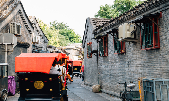 北京黃包車遊胡同